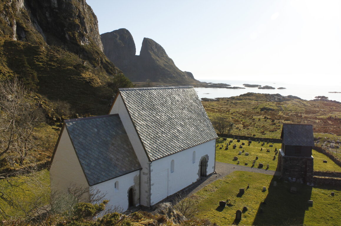 church, mountain