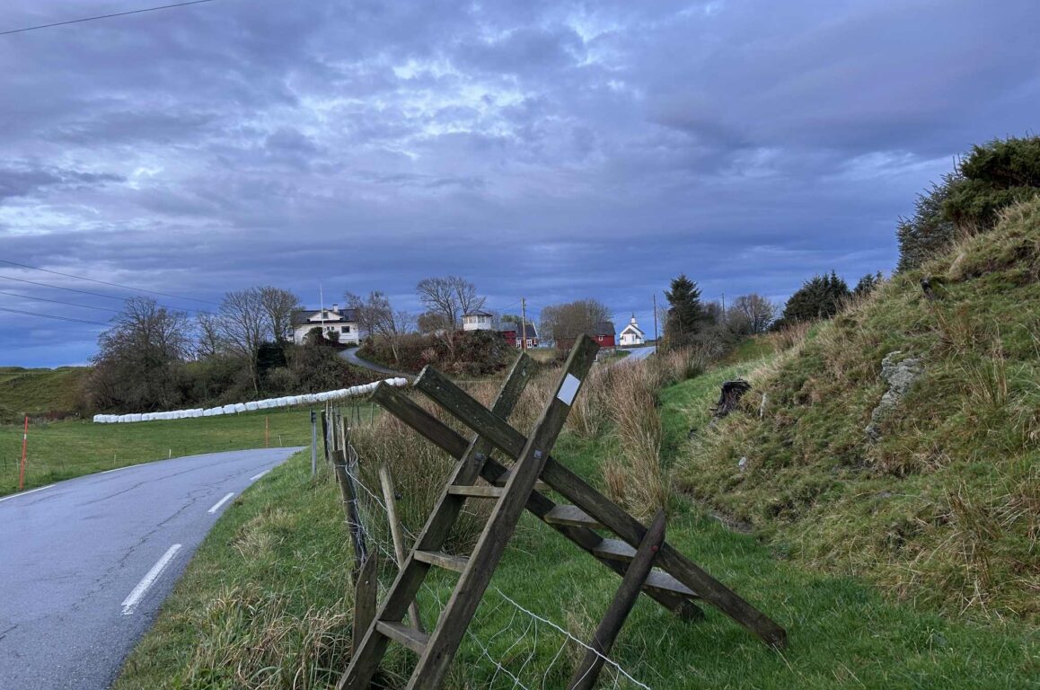 Ladder from the road